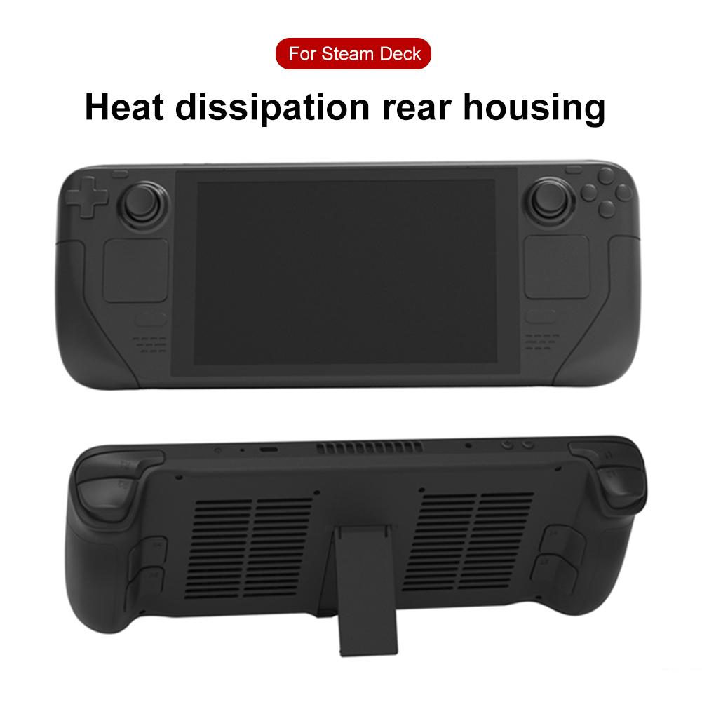 Plastic Console Housing Shell with Screwdriver Screws Portable Cooling Protective Cover with Support Accessories for Steam Deck