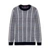 Seven Wolves Men's Thick Round Neck Light Business Casual Stripe Sweater