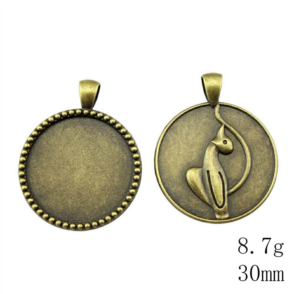 

Подходит для круглого основания диаметром 30 мм. Компоненты для установки. Популярные ювелирные материалы. A29-30mm-2pcs