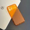 Matte TPU Transparent Drop-Proof Phone Case for 17 Pro Max/16 Pro Max, Orange