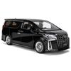Heimanba Toyota Alphard 2023 Diecast Miniaturauto H1162 1/18 / (Schwarz BK)