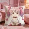 PPuella Magi Madoka MMagicas Cushion Cover Premium Comfort Reversible Pillow Cove -Two In One Design For Any Room & Car Interior