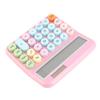 12 Digit Colorful Calculator Mechanical Keyboard Calculator Electronic Desktop Calculator for Home School
