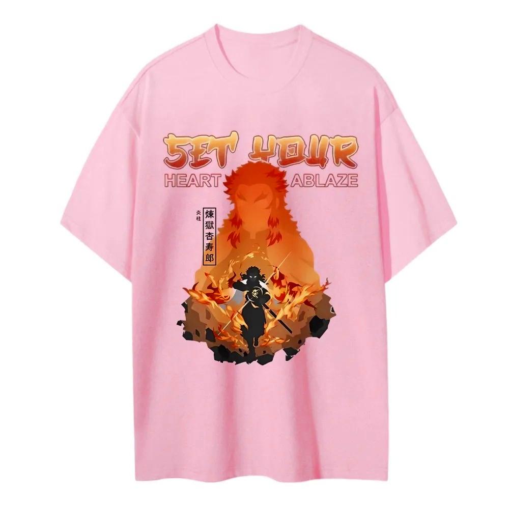 Casual Comfortable Pure Cotton Unisex  Anime T-Shirt Men's and Women's Summer Fashion Street T-Shirt Autumn and Winter Innerwear