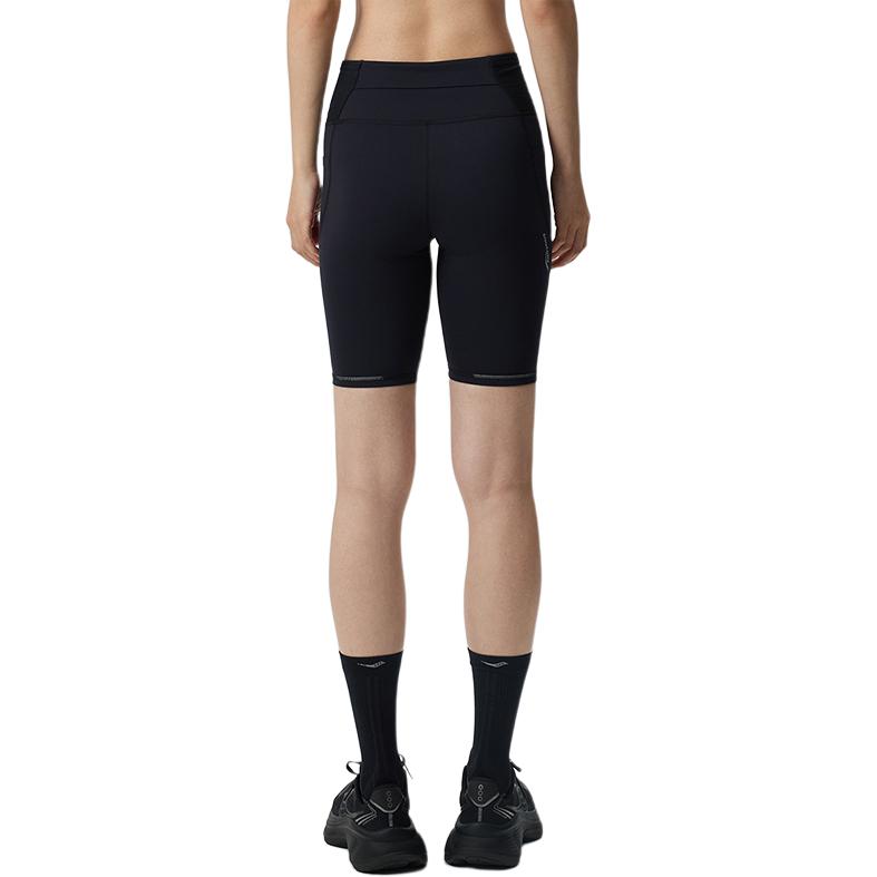 Saucony High Elastic Fashion Sports Shorts Women shorts SA1260LG63T-BK001