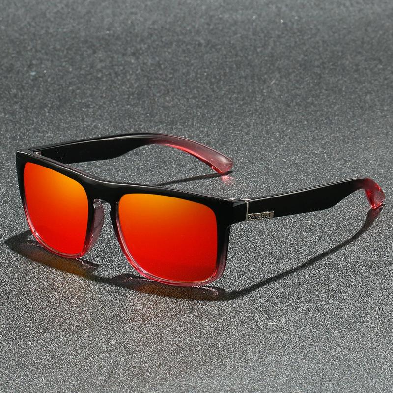 1/3Pcs Square Gradient Polarized Sunglasses Anti Glare Sun Shades For Summer Party Vacation Travel Driving Fishing Glasses