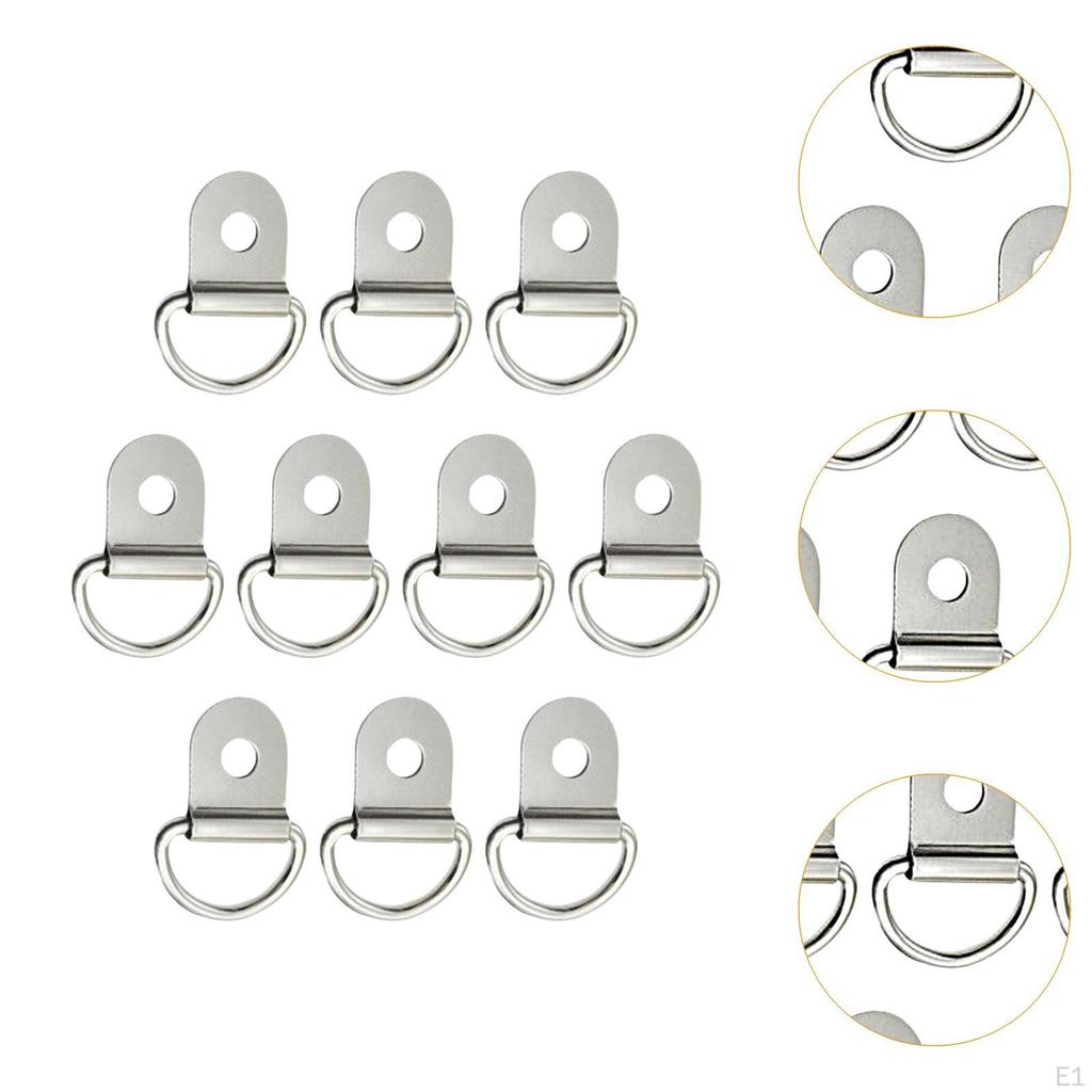 10 D- Carabiners, Truck Straps, Car Fastening Clips, Trailer Accessories for Trucks, Cars, Vehicles