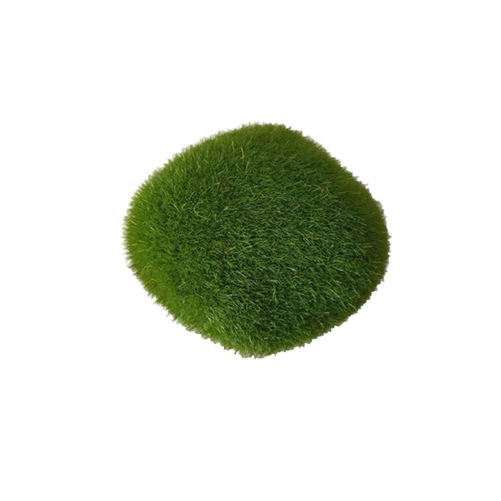 Simulated Moss Stone Micro Bonsai Decoration Fake Moss Stone Artificial Plush Stone