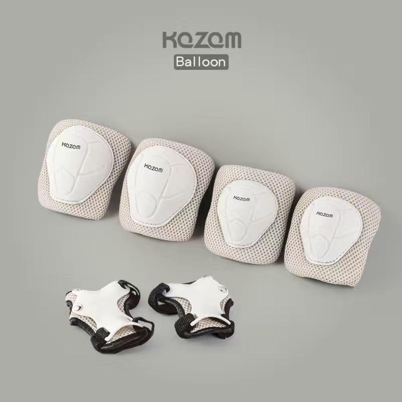 

Детский шлем Kazam и комплект защитной экипировки для беговелов, самокатов, катания на роликах, велоспорта - включает наколенники для возраста 2+