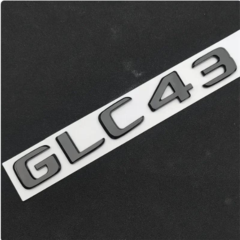 3D ABS Car Trunk Badge BITURBO 4MATIC Emblem Logo For Mercedes C43 W205 W204 E43 W213 W212 GLE43 X253 GLC43 W167 Accessories
