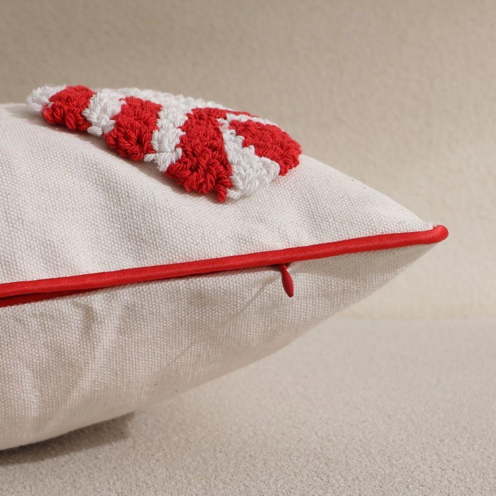 Square Throw Pillowcover INS Style Cushion Cover Christmas Pillowcase  Living Room/Office
