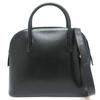 Bowling Large 2-Way Tote Bag, Vintage Shoulder Bag Hand Bag Leather Black