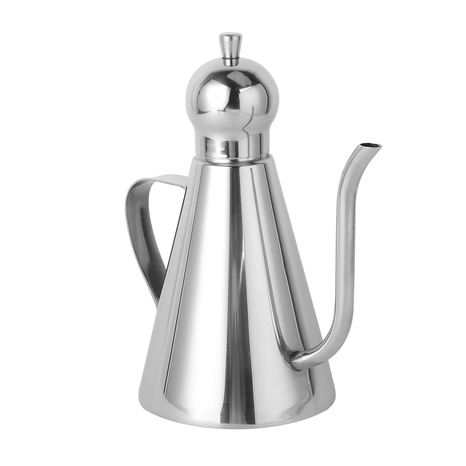 

Stainless Steel Oil Dispenser 304 Leakproof Sauce Bottle For Olive Oil Vinegar Soy Gadget Container