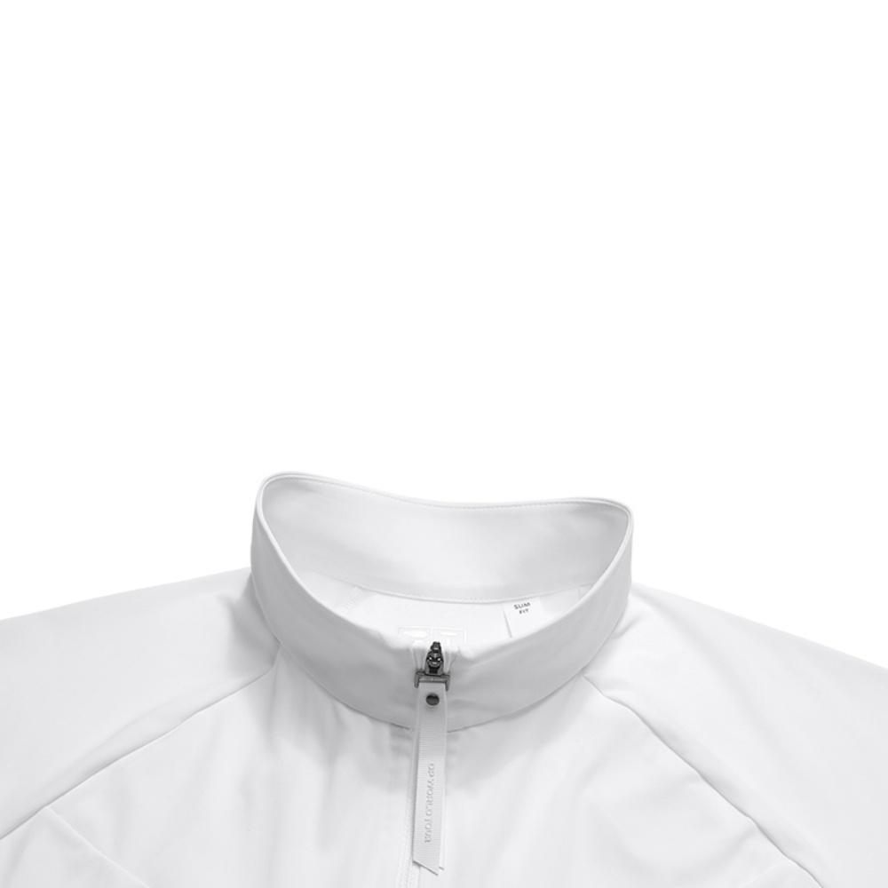 Fila Golf Series Simple Sports Golf Versatile Comfortable Slim Knit Jacket Women Jacket Jade-White A11W625502FWT