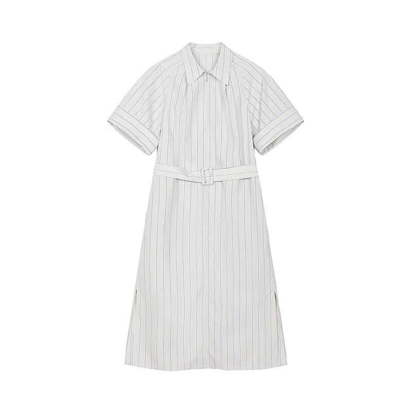 Less 2026 Summer Short Sleeve Maxi Shirt Dress