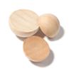 10-50pcs 10 12 15 20 25 30mm Half Round Unfinished Natural Wooden Beads Cabochon For DIY Handmade Jewelry Making Accessories