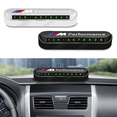 1 Pieza Tarjeta de Estacionamiento Temporal para Coche Insignia Estilo de Coche Para M E34 E36 E60 E90 E46 E39 E70 F10 F20 F30 X5 X6 X1 M3 M5 M6 E71 F01 F02 F87