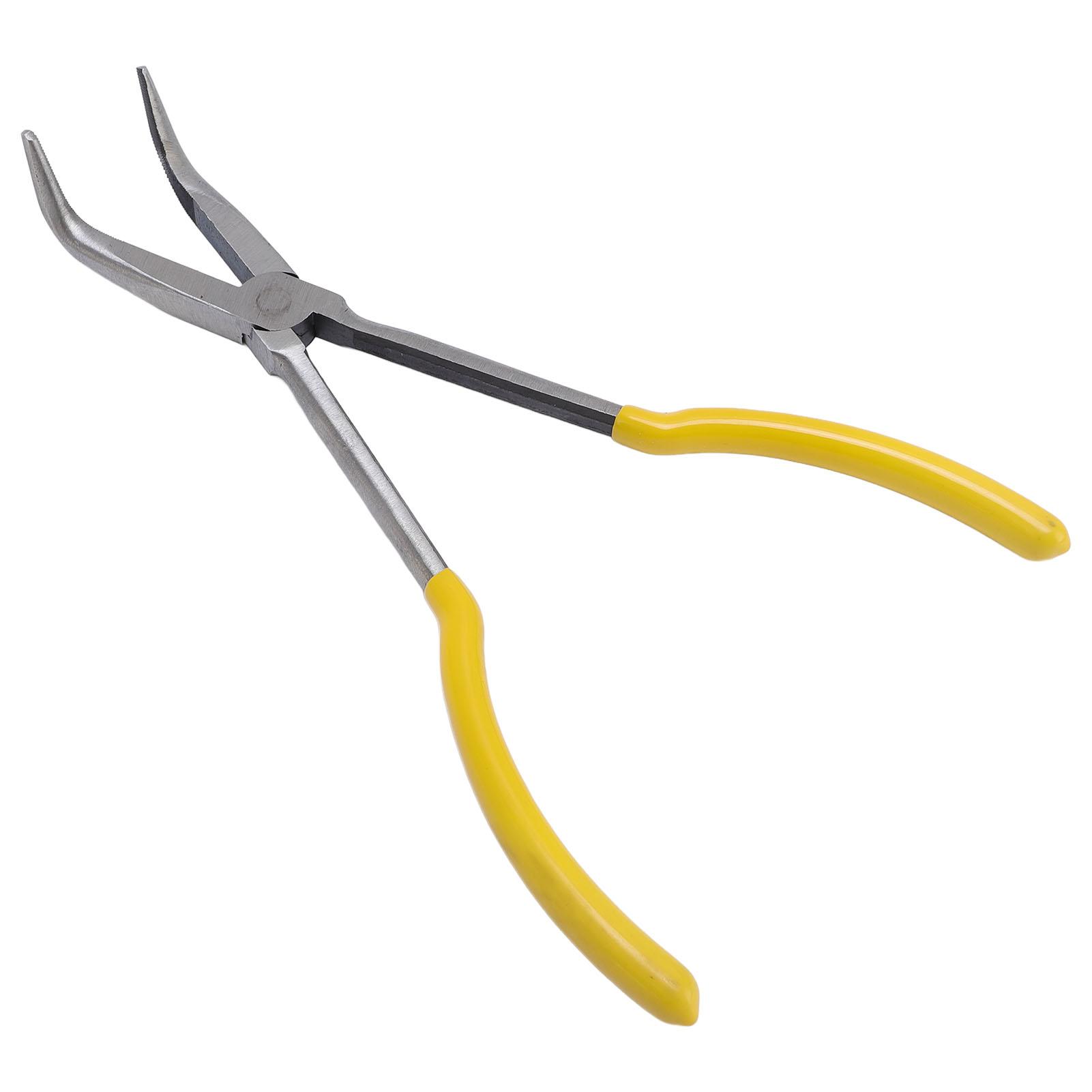 

Плоскогубцы с удлиненными губками 11 дюймов Сверхдлинные плоскогубцы с игольчатым носом Изогнутые под углом 90 градусов Плоскогубцы с удобной рукояткой