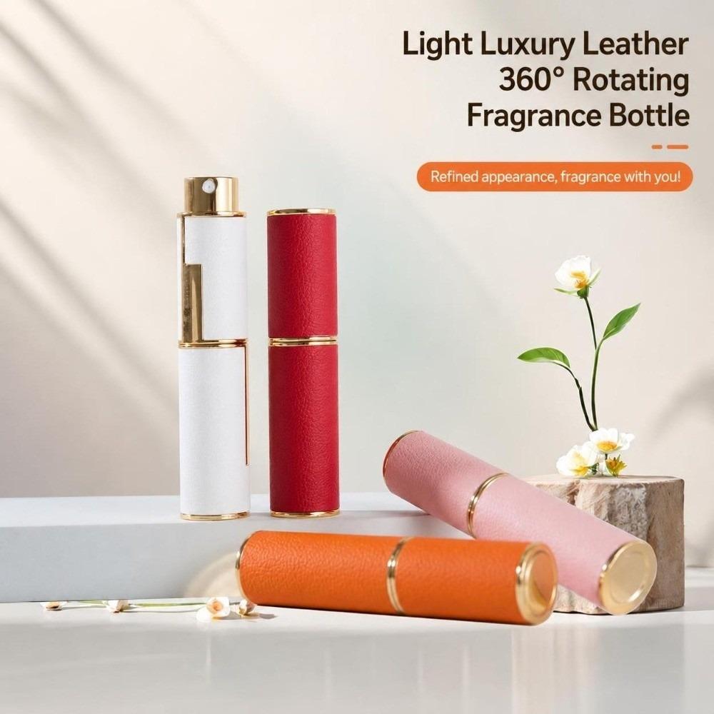 10ML Leather Perfume Spray Bottle Rotary Perfume Atomizer New Perfume Sprayer Travel