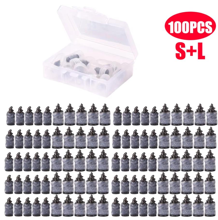 100-10PCS Universal Vacuum Car Tyre Repair Rubber Nail For Car Motorcycle Scooter Tubeless Tire Repair Kit Glue Free Tire Nails
