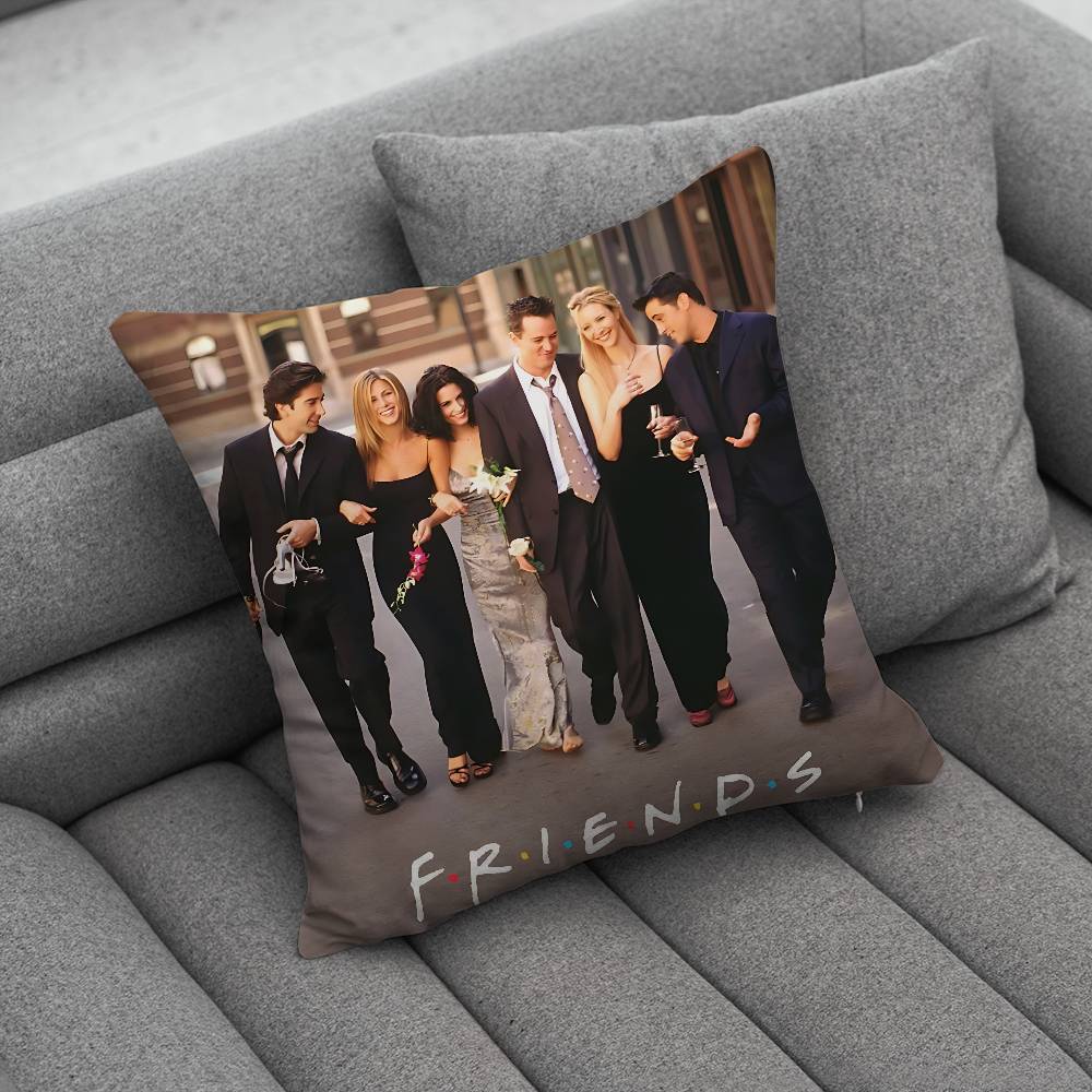 Classic Friends TV Show Pillow Case For Home Bedroom Car Office Decoration Living Room Sofa Cushion Cover Suitable