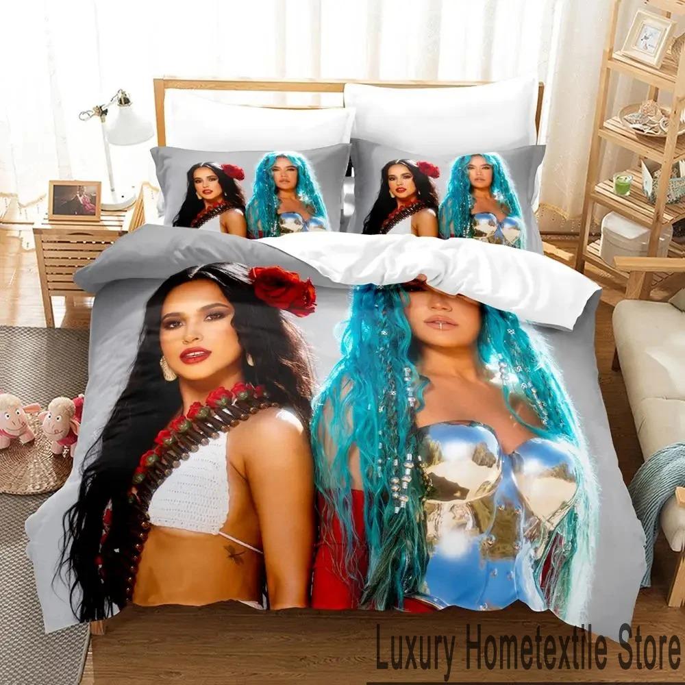 3D Print Sexy Girls Becky G Bedding Set Duvet Cover Bed Set Quilt Cover Pillowcase Comforter King Queen Size Boys Adult Bedding