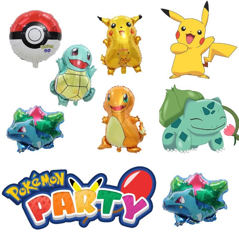 Pokemon Age Set Pikachu Balloons Banner More For Your Kid's Birthday Party Decoration