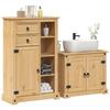 VidaXL Bathroom Furniture Set 2 Pcs Corona Solid Pine Wood, Bathroom Cabinet, Storage Cabinet of 3334635