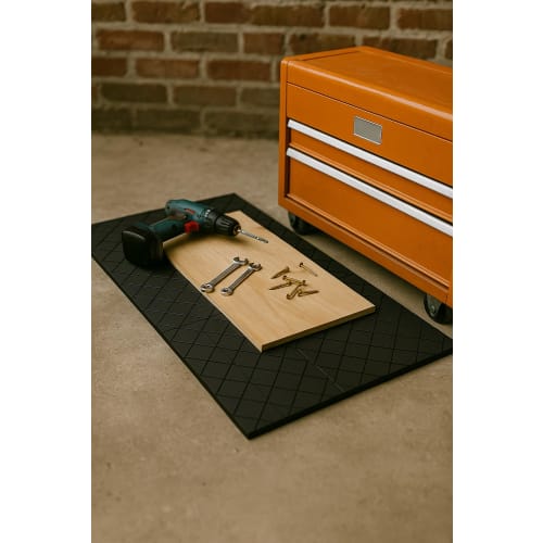 Lightweight, high-strength resin flooring boards, PSKJr, 450 x 910 mm, 6 mm thick | Set of 4, ideal for construction sites, events, and DIY projects.