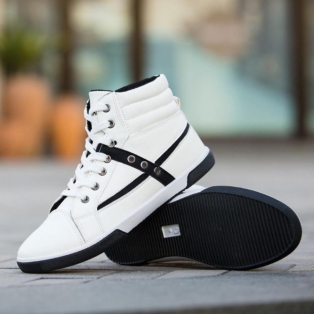 Fashion 2024 New Men Boots For Men Leather Boots Breathable Spring Autumn Summer Fashion Men Shoes Casual Big Size GHN89