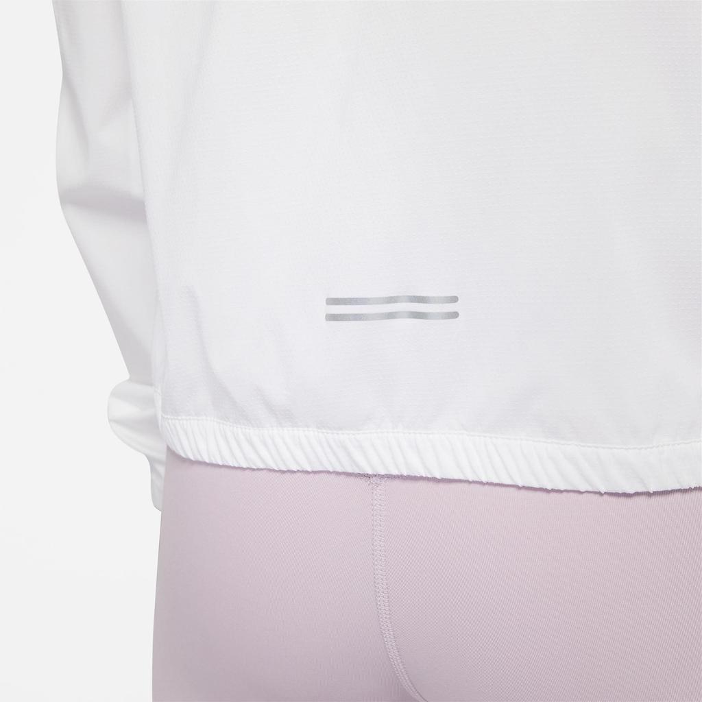 Nike Women'ss Logo Running Hooded Jacket White DH1991-100