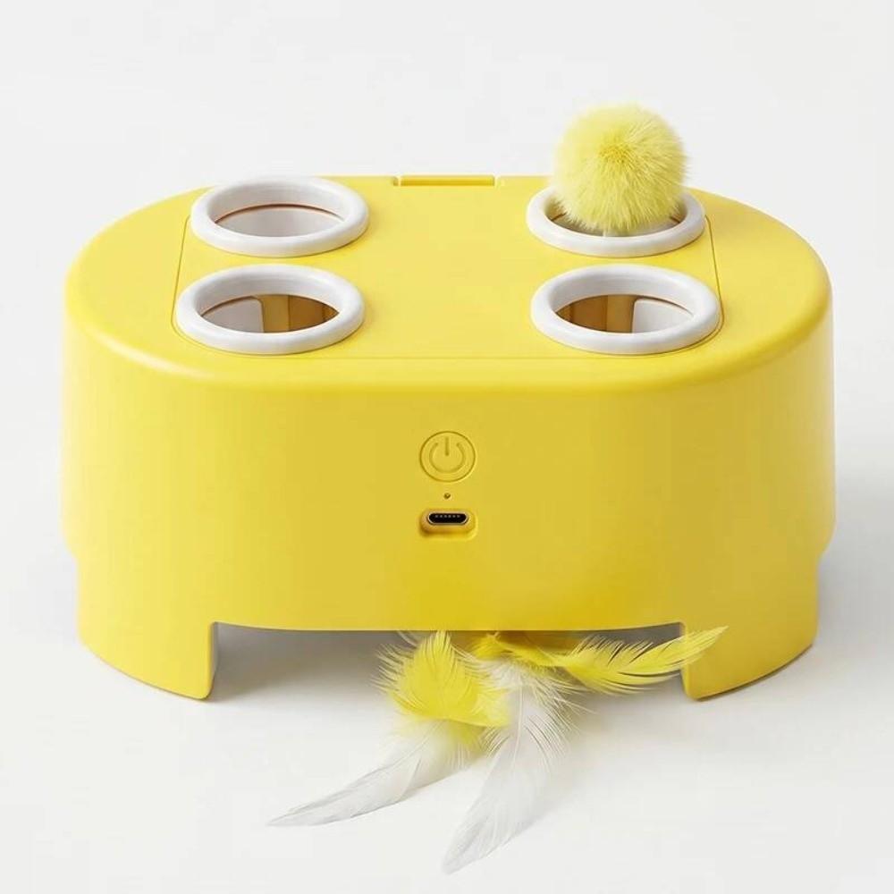Electric Smart Cat Toys Rechargeable Cat Chase Game Toy New Automatic Pop-Up Toy  Pet Supplies