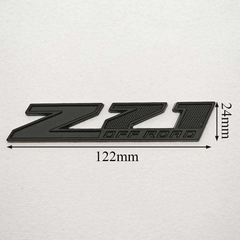 AABHC1 3D Metal Logo Z71 Z71OFF ROAD Car Sticker Rear Trunk Embelem Badge For Chevrolet Silverado Colorado Cheyenne Exterior Accessorie