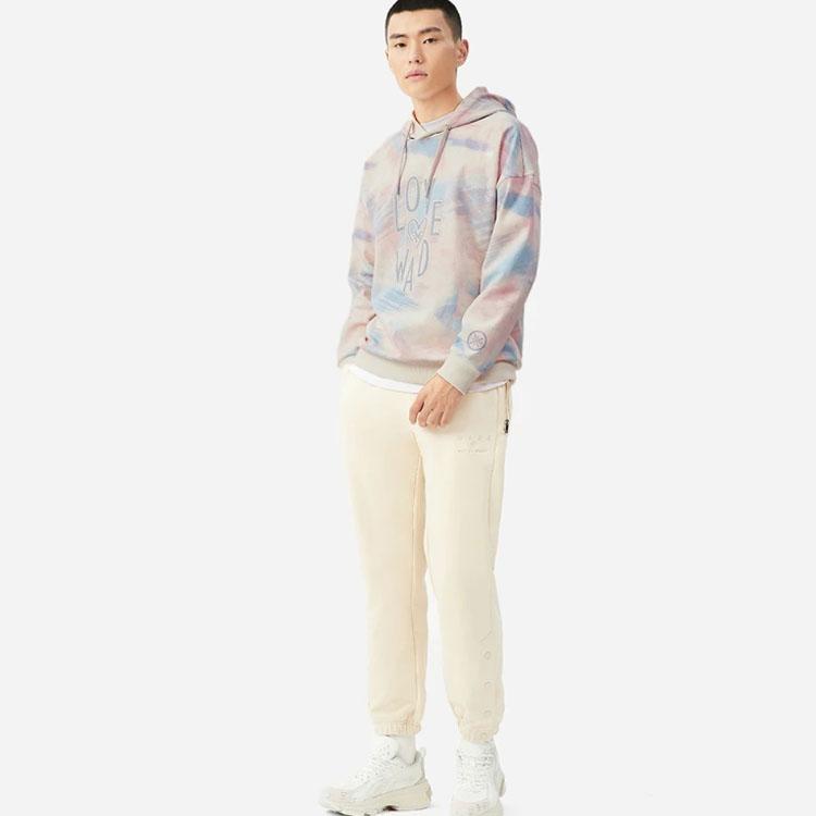 Li Ning Wade Series Zuckerwatte Locker Lässiger Sport-Hoodie Unisex Hoodies Rosa Blau AWDRG59-1