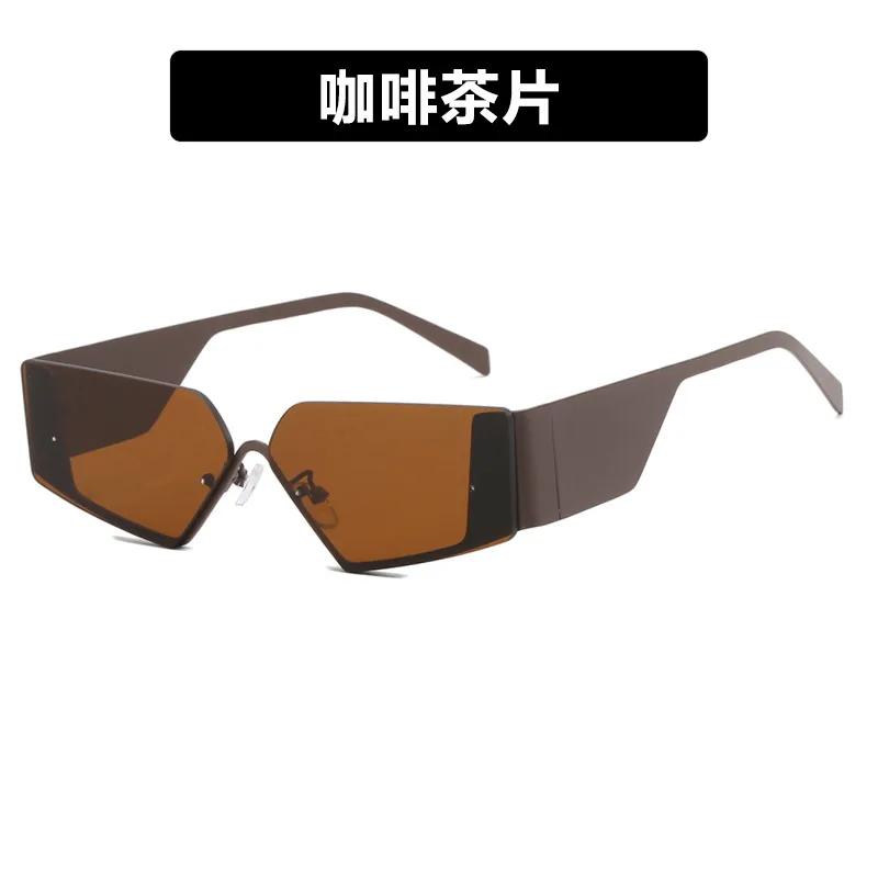 Y2K Sunglasses Technological Street Photography Decorative Frameless Sunglasses Fashion Wear UV400 Alien Glasses