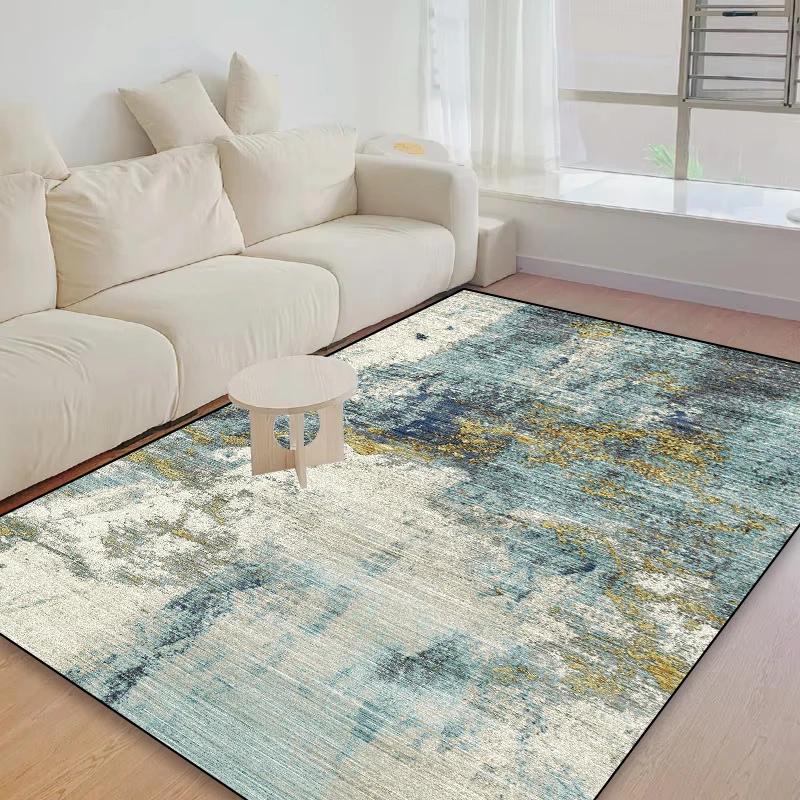 Light Luxury Large Carpets for Living Room Nordic Abstract Decoration Rugs 200x300cm Non-slip Bedroom Rug Washable Kitchen Mat