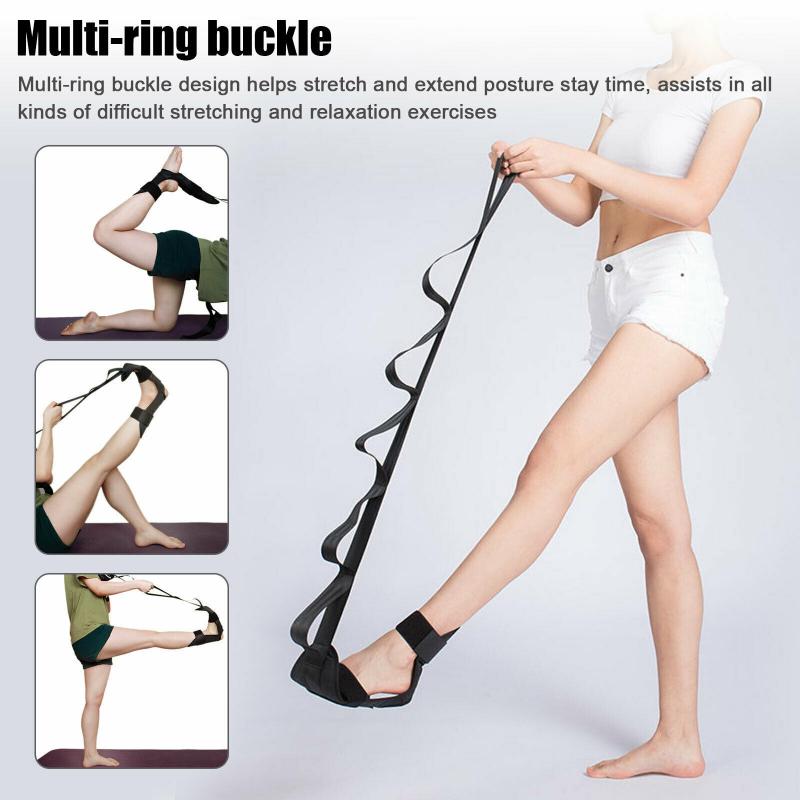 Fascia Stretcher Finally Flexible Again Yoga Strap Belt Trainning And Exercise Stroke Hemiplegia Rehabilitation Leg Stretcher