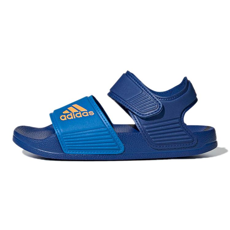 New Adidas Adilette Casual Sports Sandals Blue Kids' GW0343