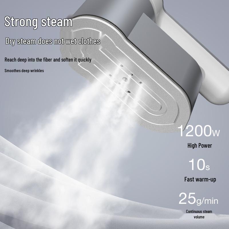 Portable Handheld Steam Iron & Ironing Board: Compact Home and Dorm Iron for Quick Wrinkle Removal
