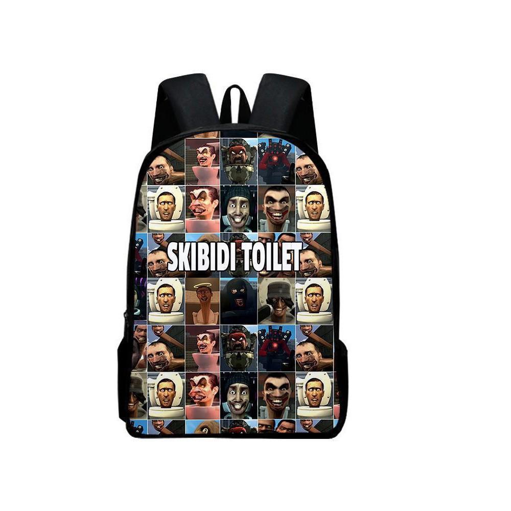 Girlsiii Shoes Men's Nearby: Skibidi Toilet, Toilet Man, Parody Backpack, Backpack, Large Capacity, Can Store Backpacks
