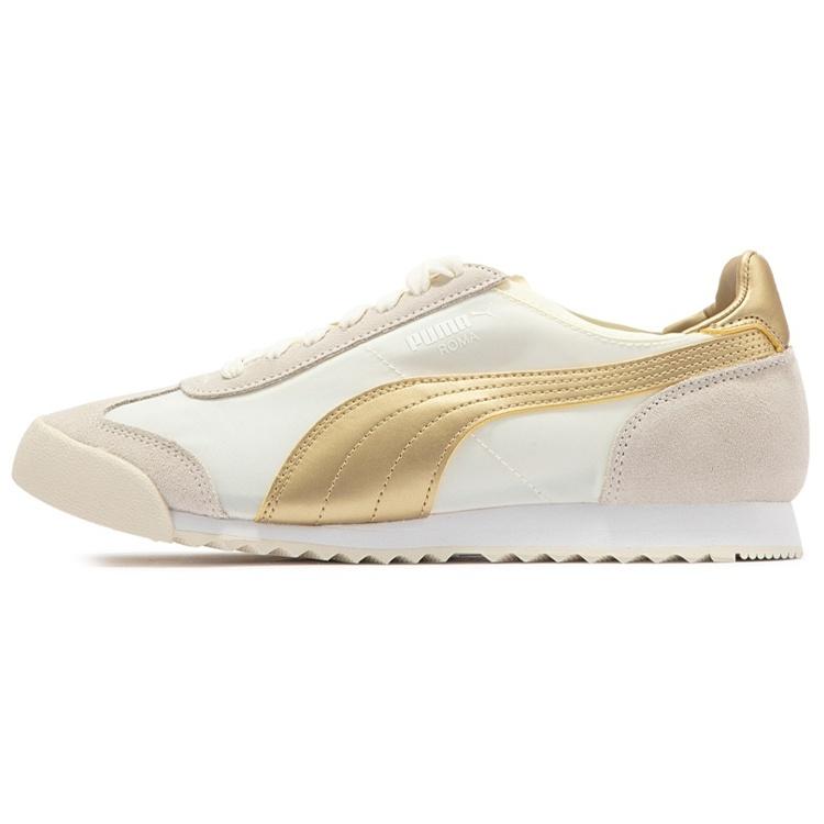 PUMA Roma OG Nylon Metallic - Whisper White Team Gold Men s 390635-02 EU 42.5