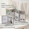Creative Foldable Hinge Photo Frame Double/Triple Wooden Portrait Picture Frame 2/3/4/5 Linked Rectangular Desktop Album Set