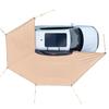 270 Degree Awning, 12.4 Driver Side Vehicle Awning, Waterproof UV50+ Car Side Awnings with Carry Bag, All-Weather Free-Standing Overland Awnings Car
