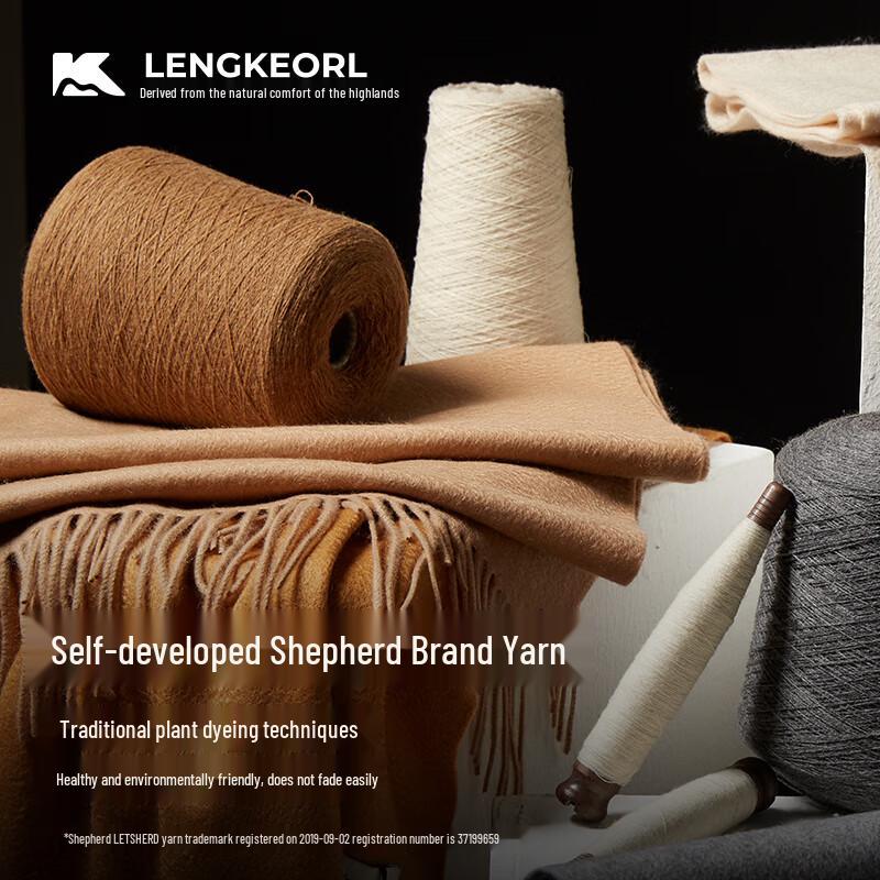 LENGKEORL Women's 100% Wool Scarf