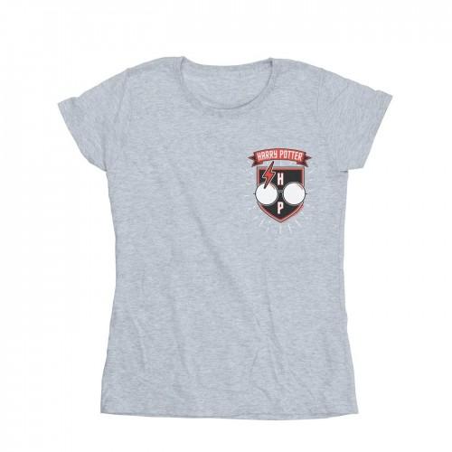 

Harry Potter Womens/Ladies Toon Glasses Pocket Cotton T-Shirt XXL білий