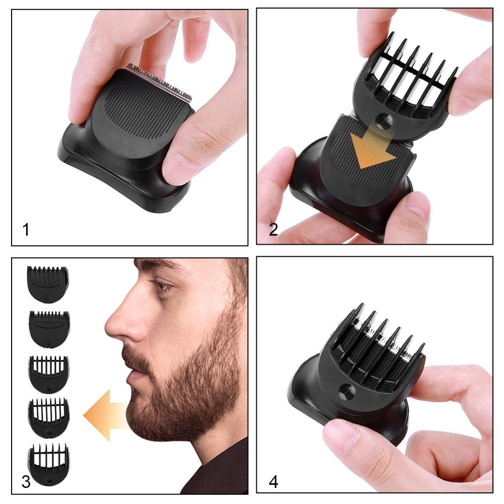 Series 3 Trimmer Head with 5 Limit Combs Electric Razor Head Replace Shaver Head for 380s‑4 3040 3045 300s 301s 310s 3000s