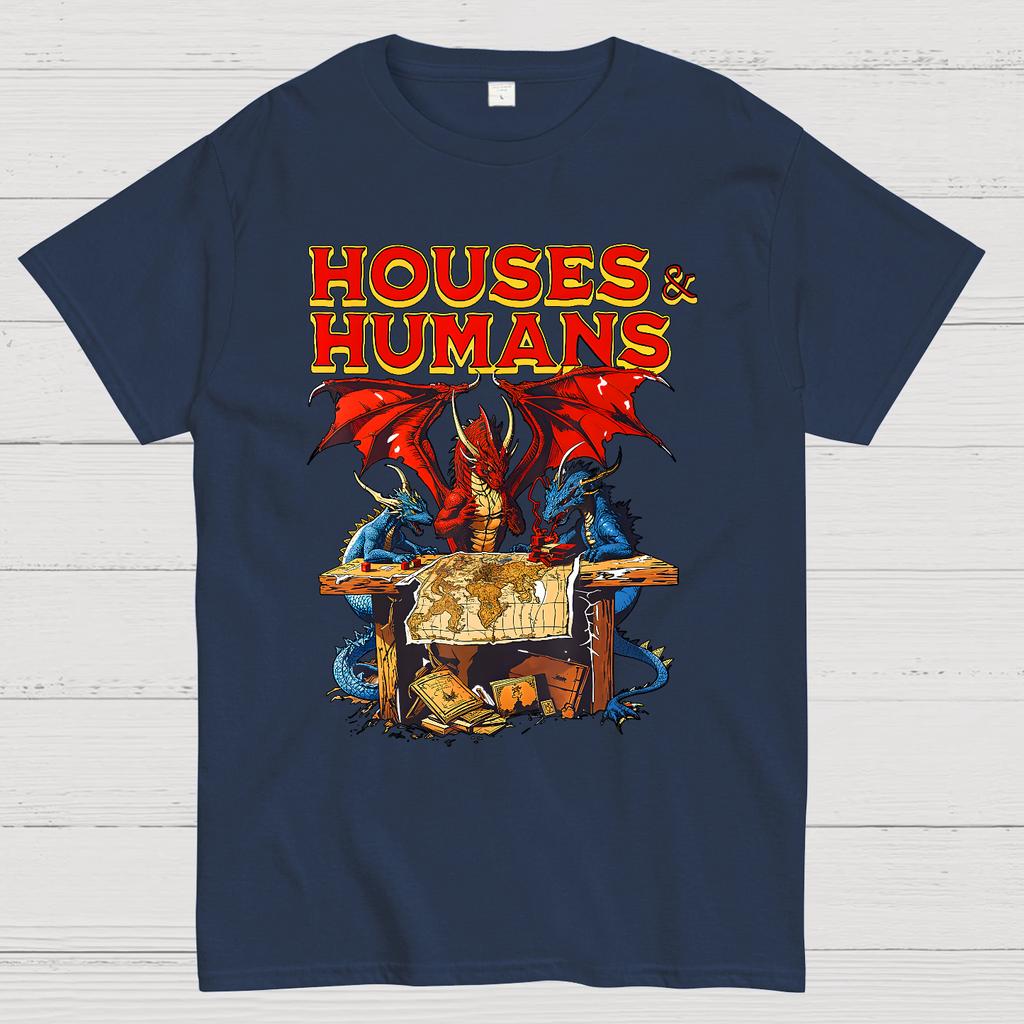 Houses and Humans D&D Nerd T-Shirt