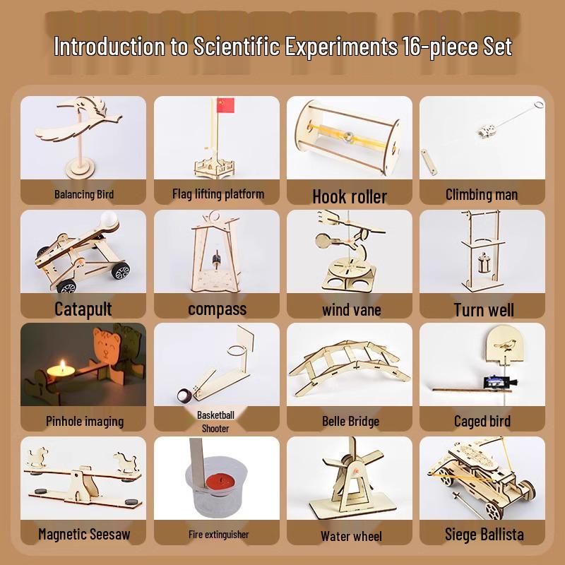 

DIY Science Kit for Elementary Students: Handmade Physics Inventions and Teaching Aids