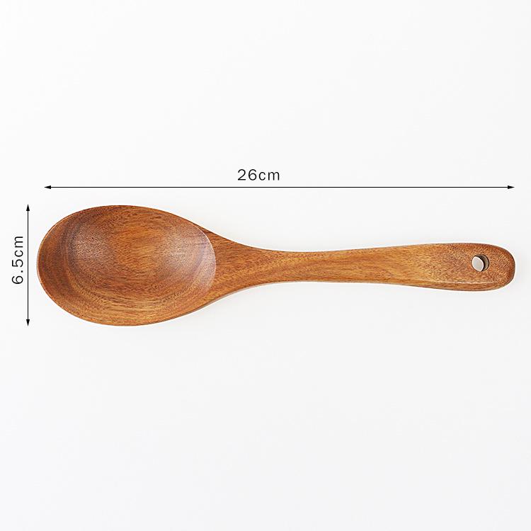 Acacia Wood Salad & Serving Spoon Set