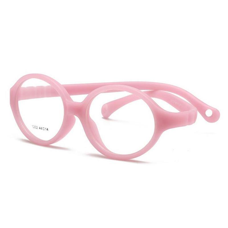 Safety Silicone Blue Light Blocking Prescription Eyeglasses Children Boy Girls Computer Kid Optical Glasses 0 -0.5 -0.75 To -4.0